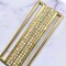 Elegant Golden Sparkling Rhinestone Connector For Clothing Bags DIY Crafts 3 Inch